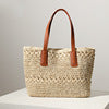 Woven Bag Women Straw Bag Elegant One Shoulder Straw Bag Portable Large Capacity Rattan Weave Bag Same Vacation Beach Bag Bella Mia