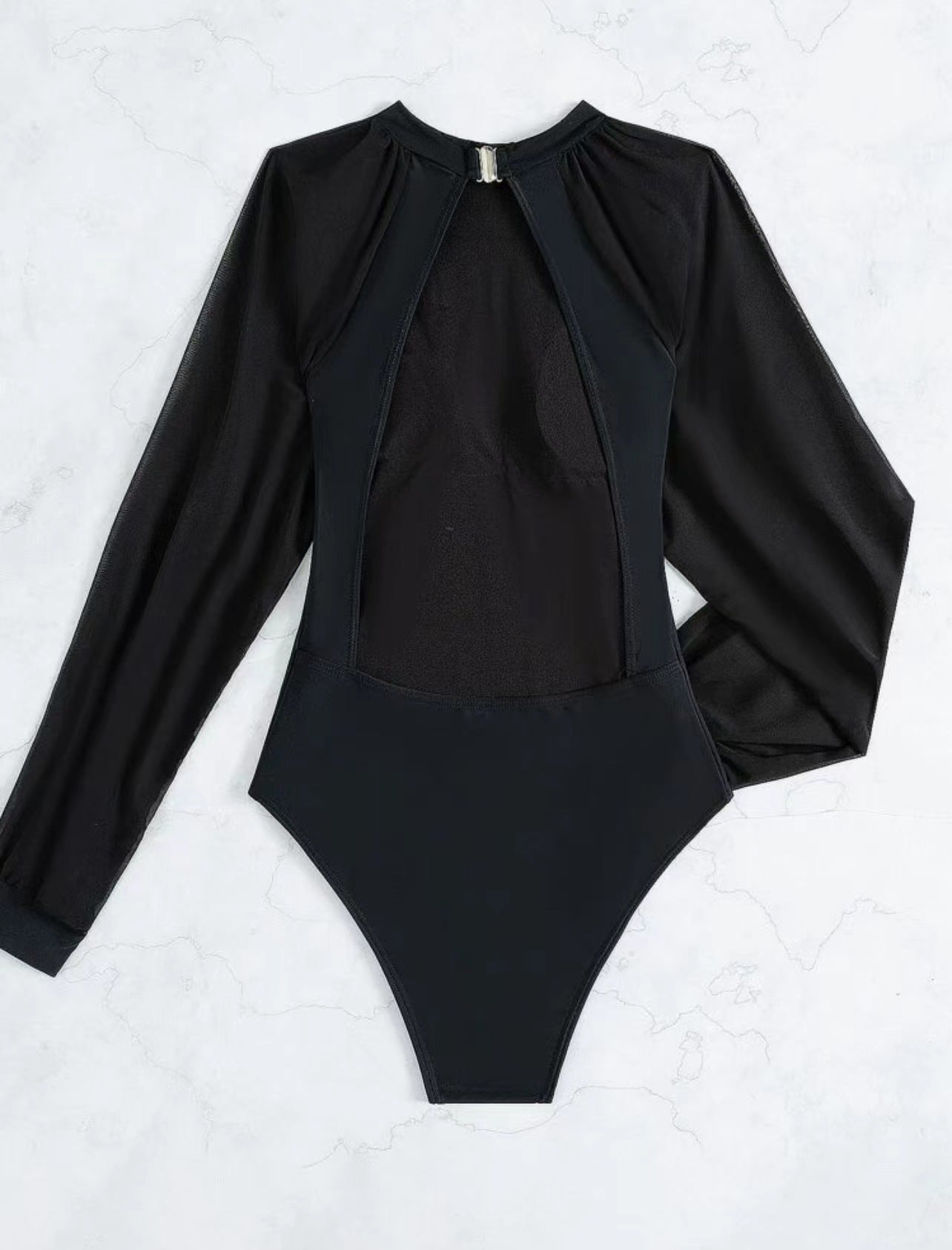 Sexy Lace Sleeve Backless Swimsuit Bella Mia