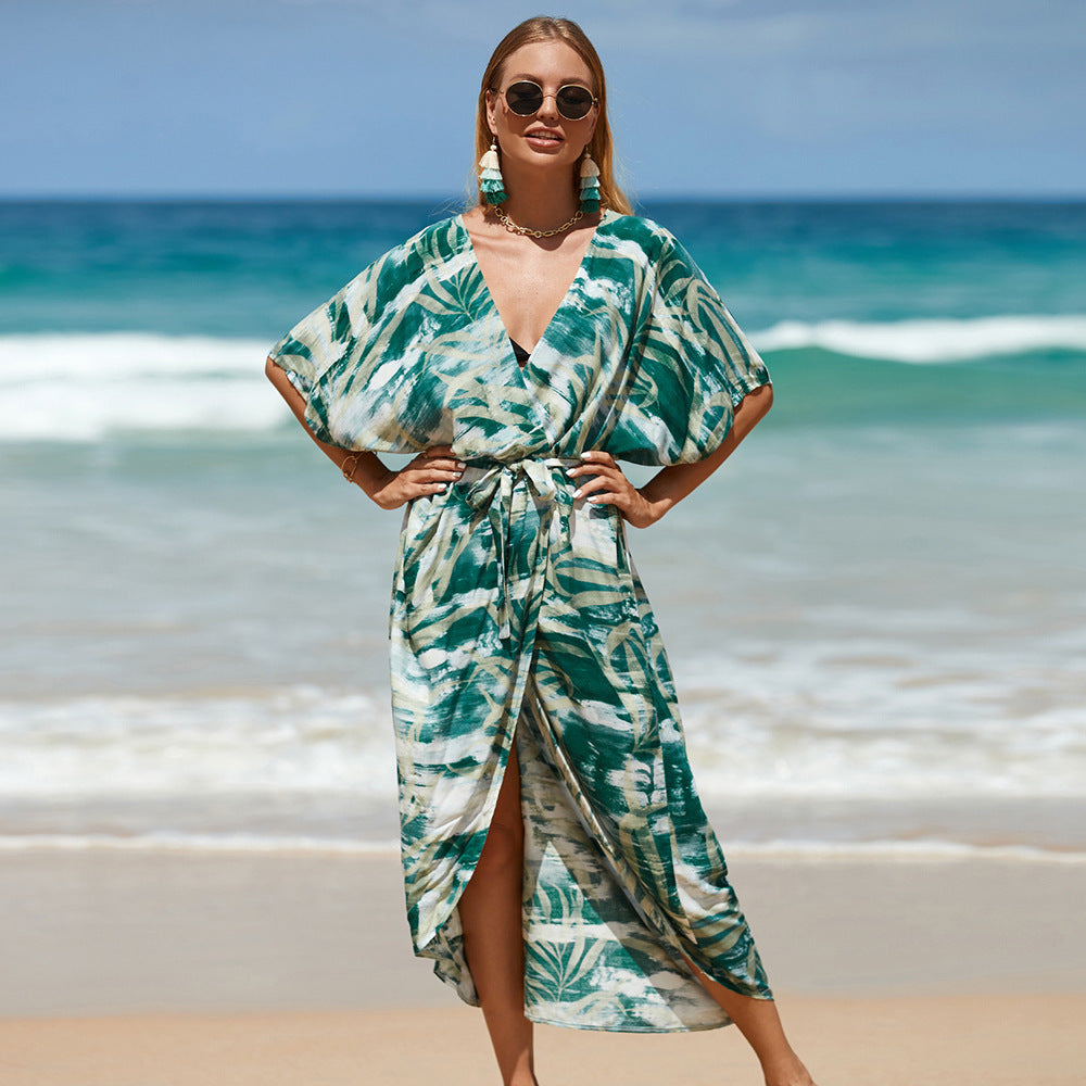 Women Clothes Cotton Blouse Sexy Vacation Beach Dress Bella Mia