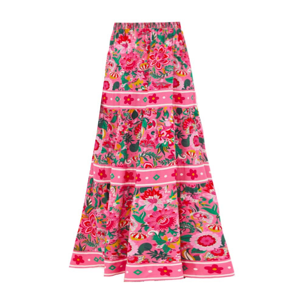 Printed Bow Shoulder Strap One Piece Swimsuit Women Bella Mia