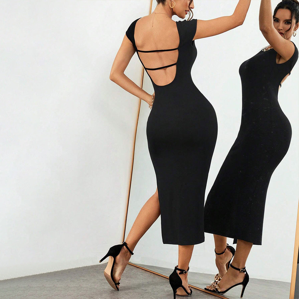 Women Sexy Big Backless Party Slim Slimming Sheath Dress Bella Mia