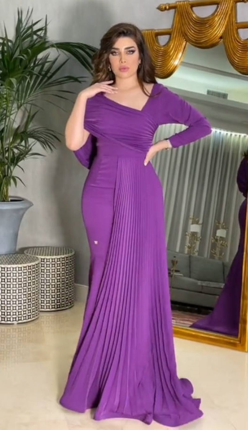 Spring Summer Women Clothing Sexy Pleated Hip Ball Gown Dress Bella Mia