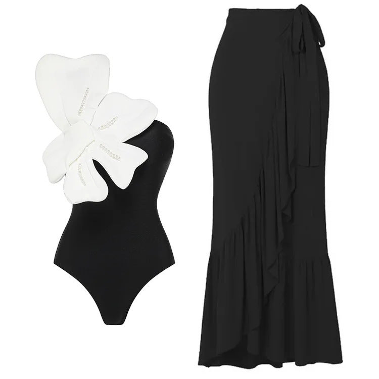 3D Butterfly Decoration One Piece Swimsuit Women Bella Mia