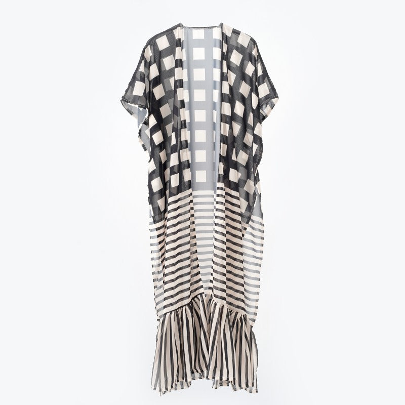 Overseas Travel Vacation Blouse Sun Protection Long Shawl Thin Spring Summer Women Cardigan Bella Mia