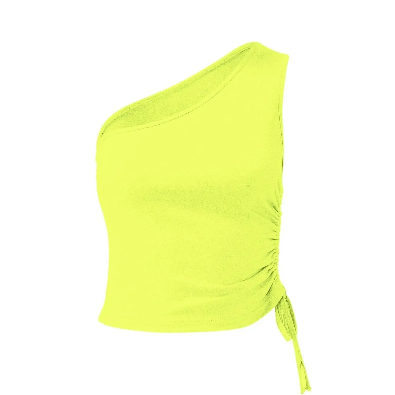 One-shoulder tie cami top - Love Salve 