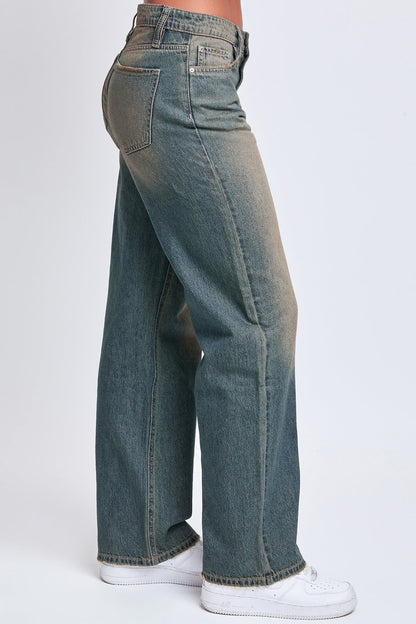 YMI JEANS: Wide Leg Denim Jeans