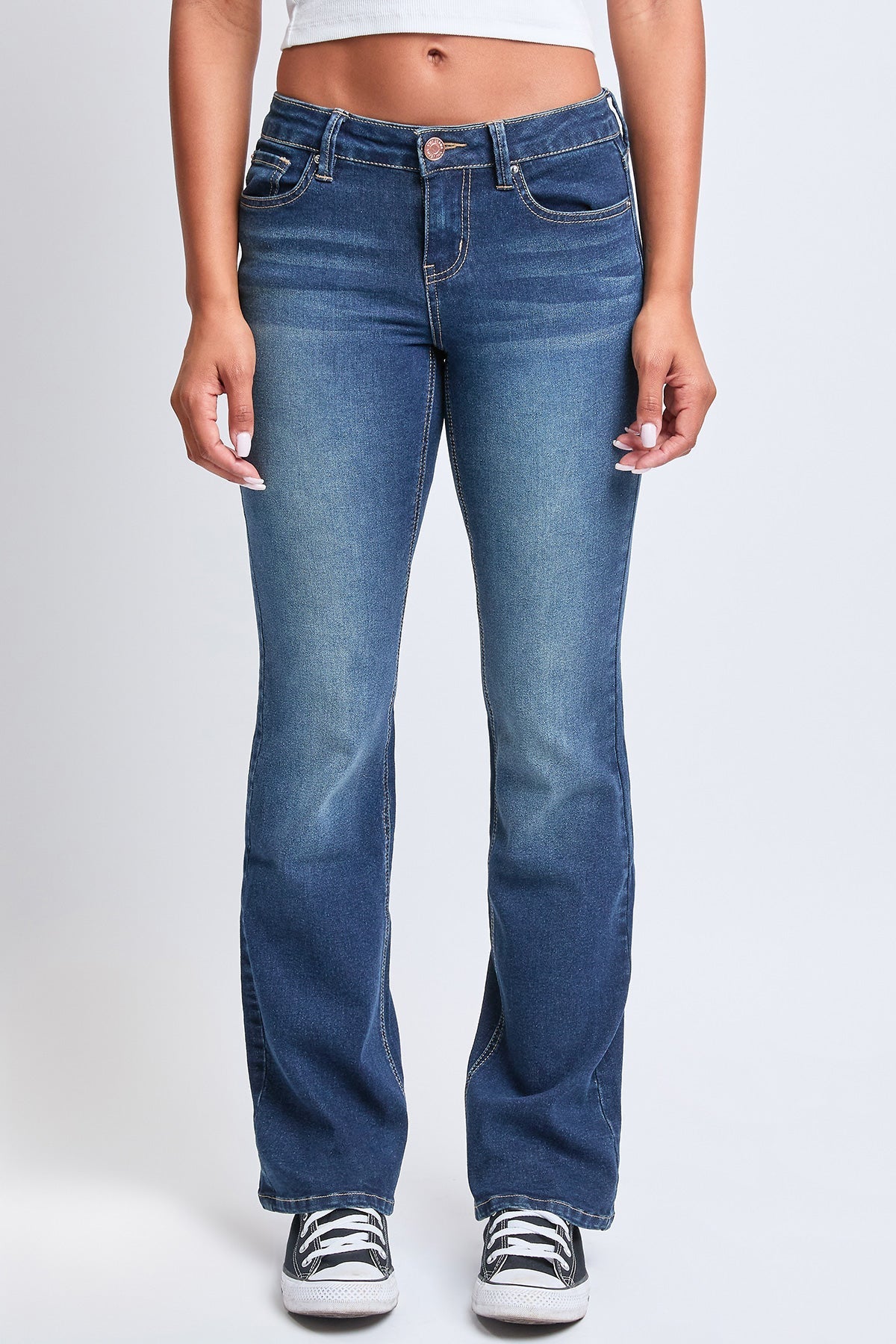 Women's Basic Low Rise Bootcut Jeans YMI JEANS