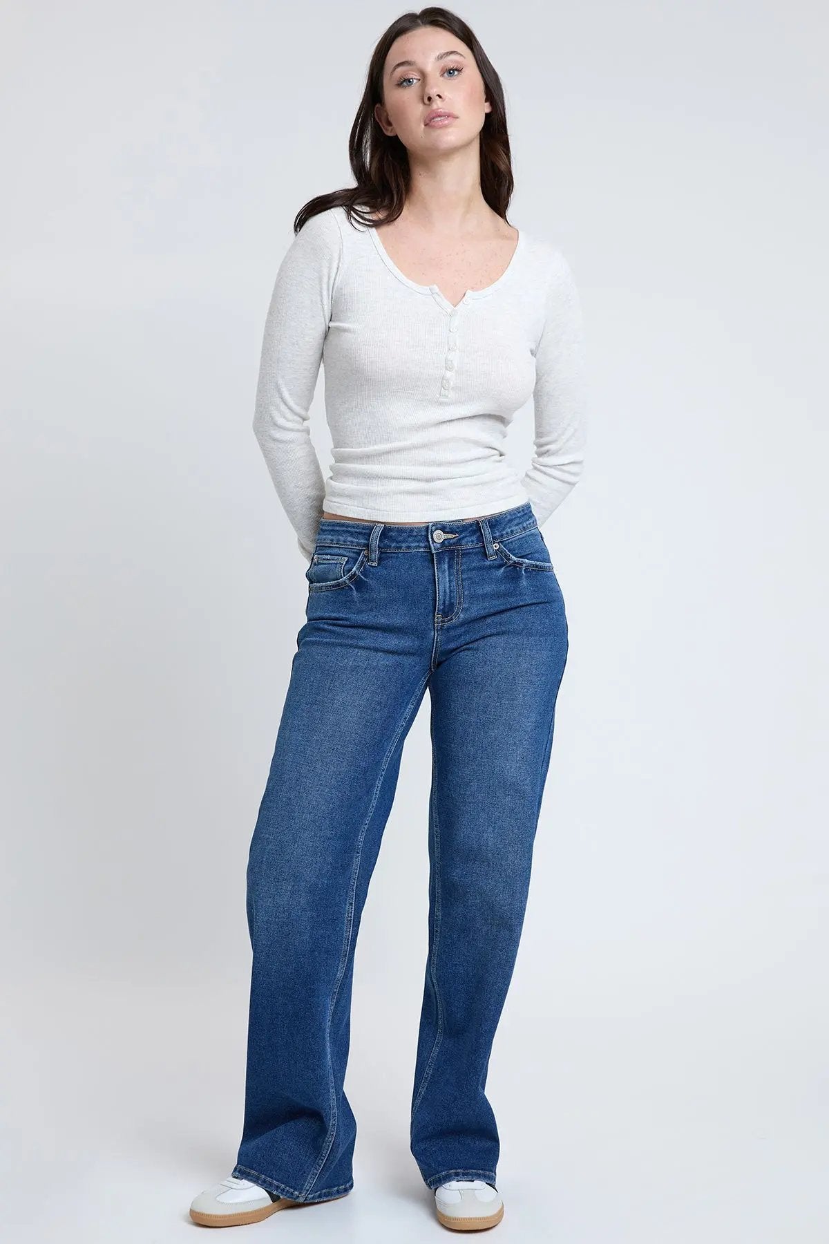 Women's Britney Wide Leg Jeans - Love Salve