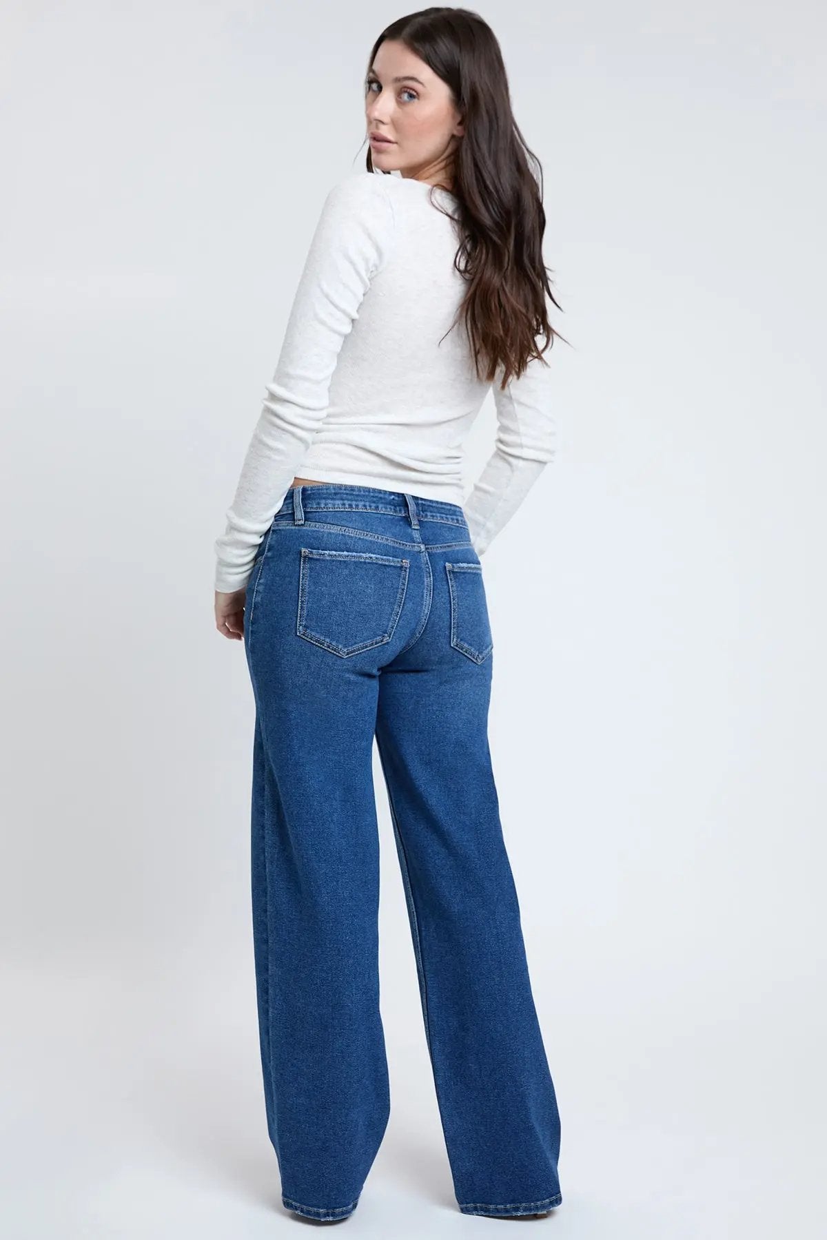Women's Britney Wide Leg Jeans - Love Salve
