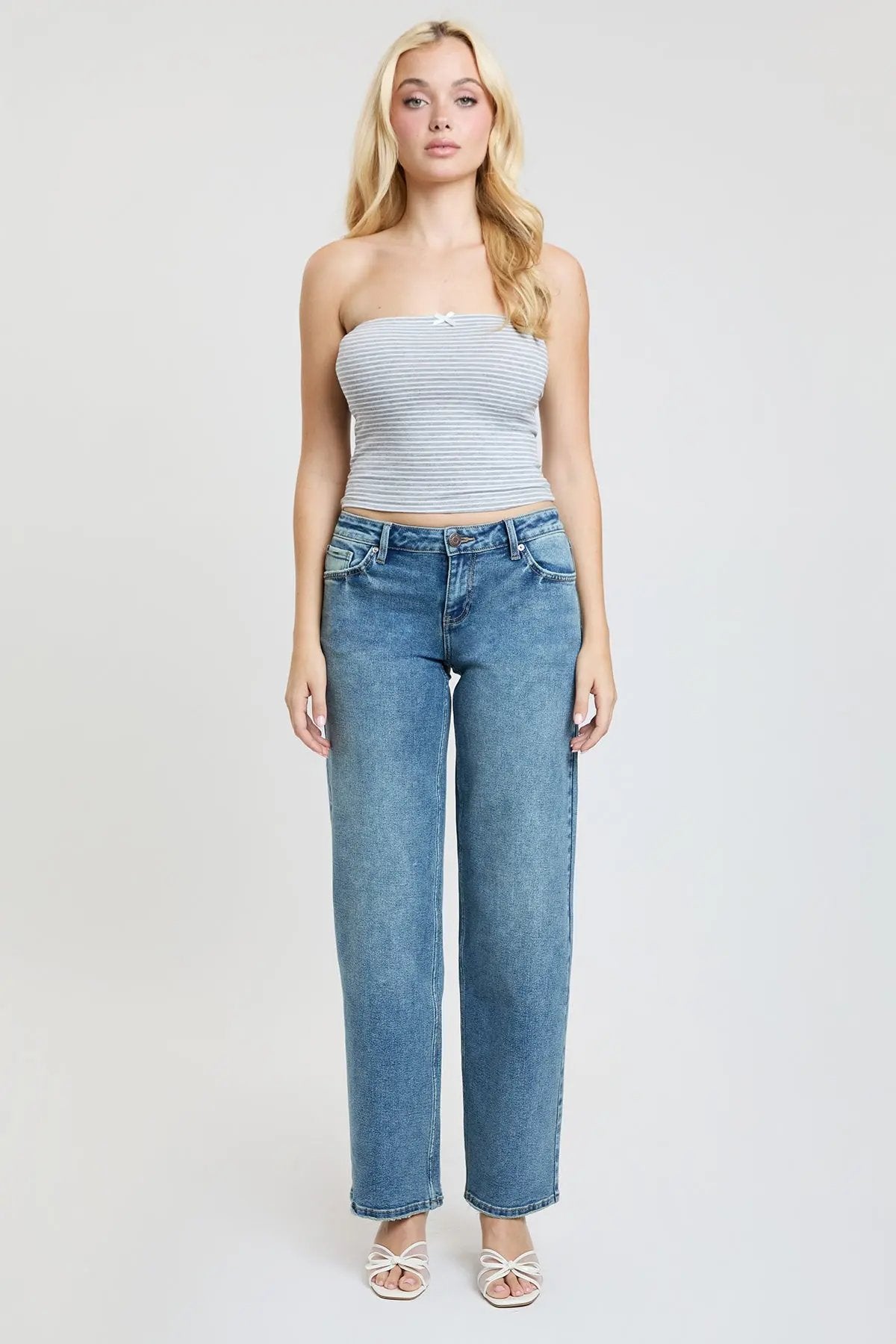 Women's Britney Wide Leg Jeans - Love Salve