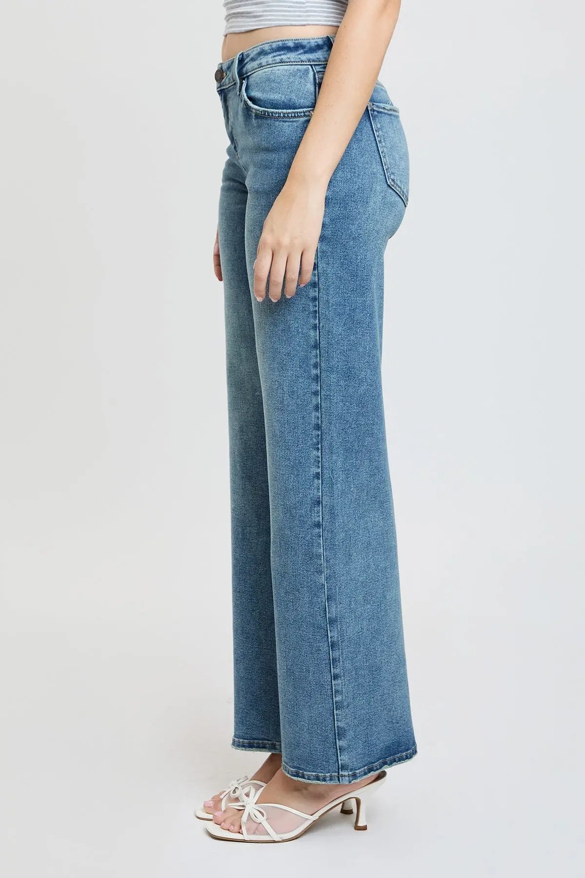 Women's Britney Wide Leg Jeans - Love Salve