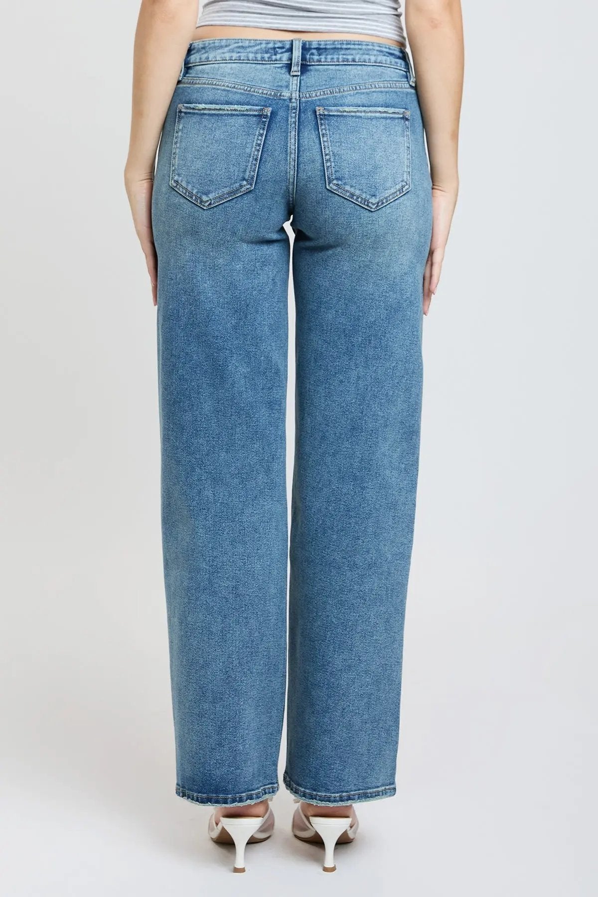 Women's Britney Wide Leg Jeans - Love Salve