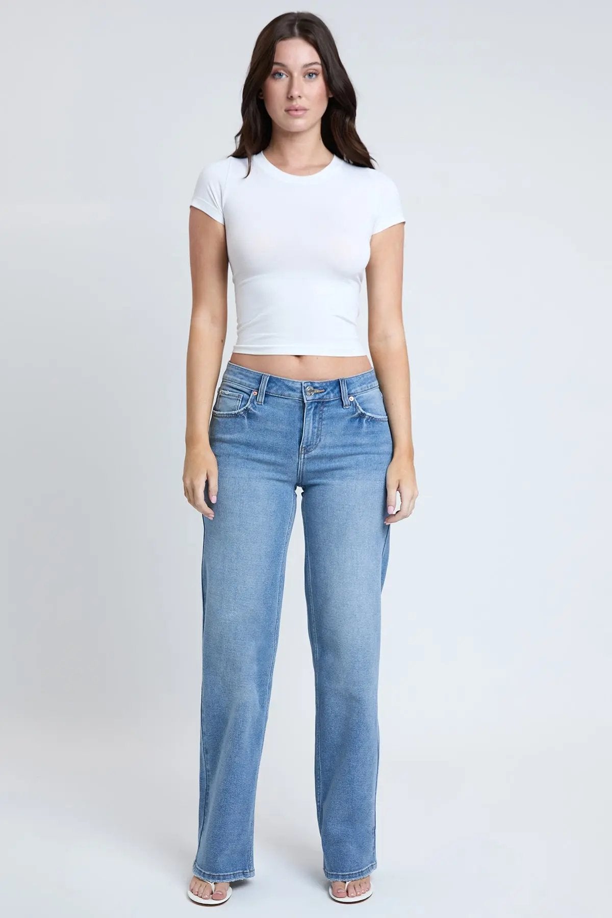 Women's Britney Wide Leg Jeans - Love Salve