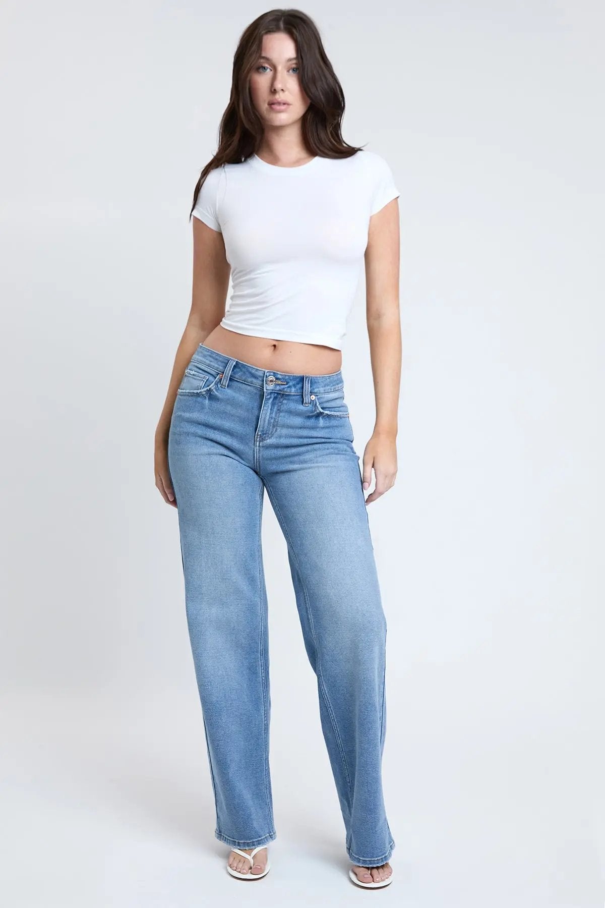 Women's Britney Wide Leg Jeans - Love Salve