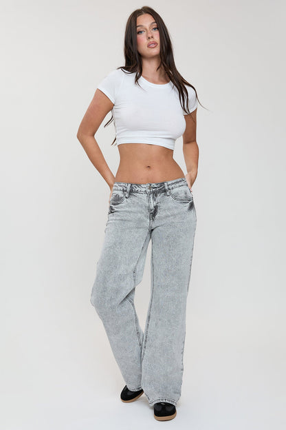 Women's Luxe Britney Wide Leg Jeans