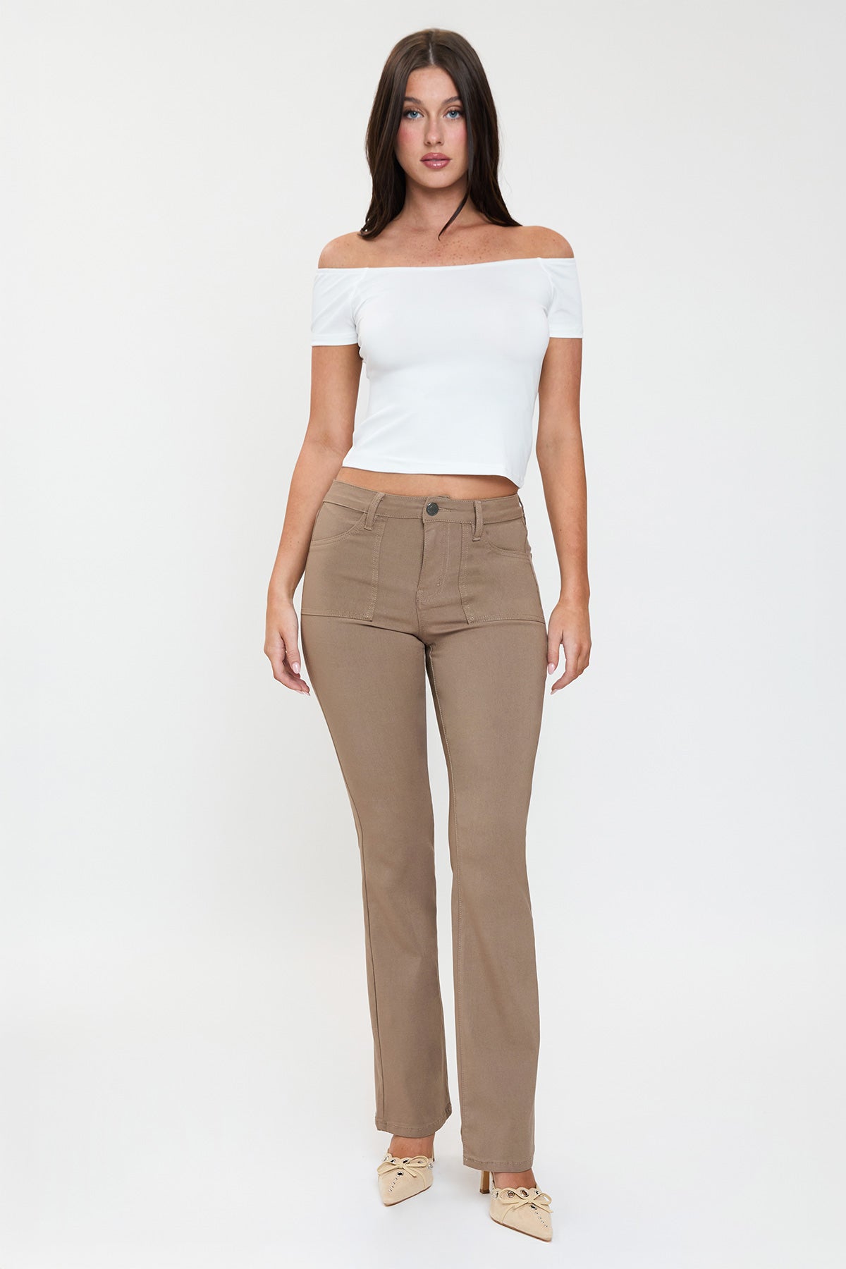 Women's Hyperstretch Bootcut Pants YMI JEANS