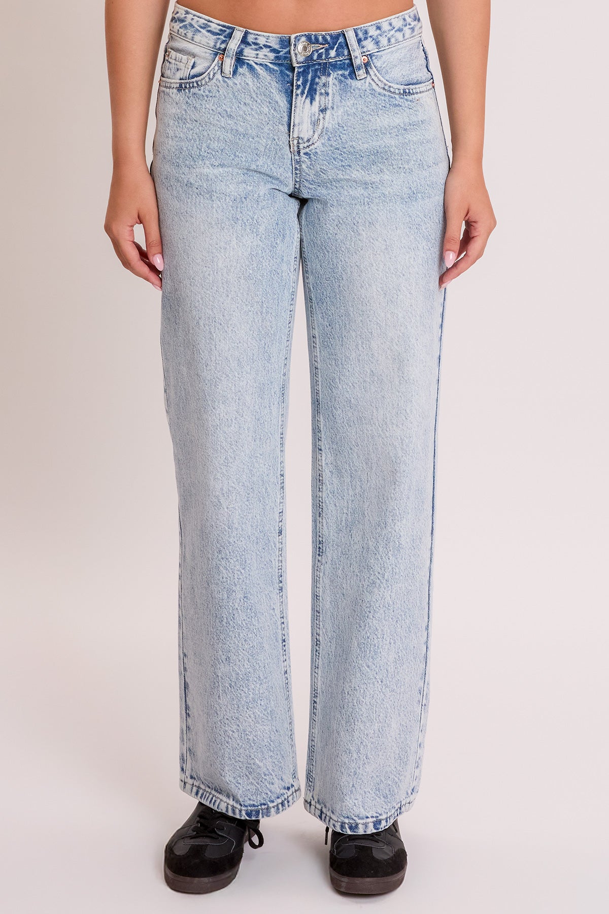 Women's Britney Wide Leg with Butterfly Print YMI JEANS