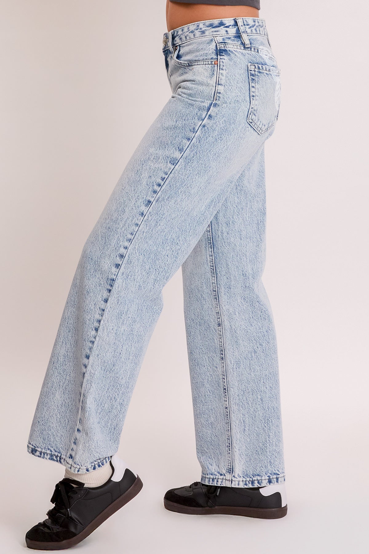 Women's Britney Wide Leg with Butterfly Print YMI JEANS