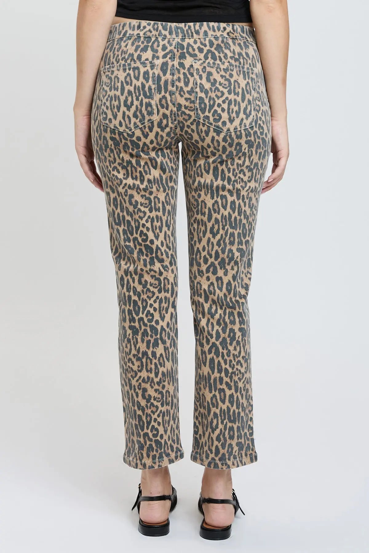 Women's High Rise Pull On Straight Jogger YMI JEANS