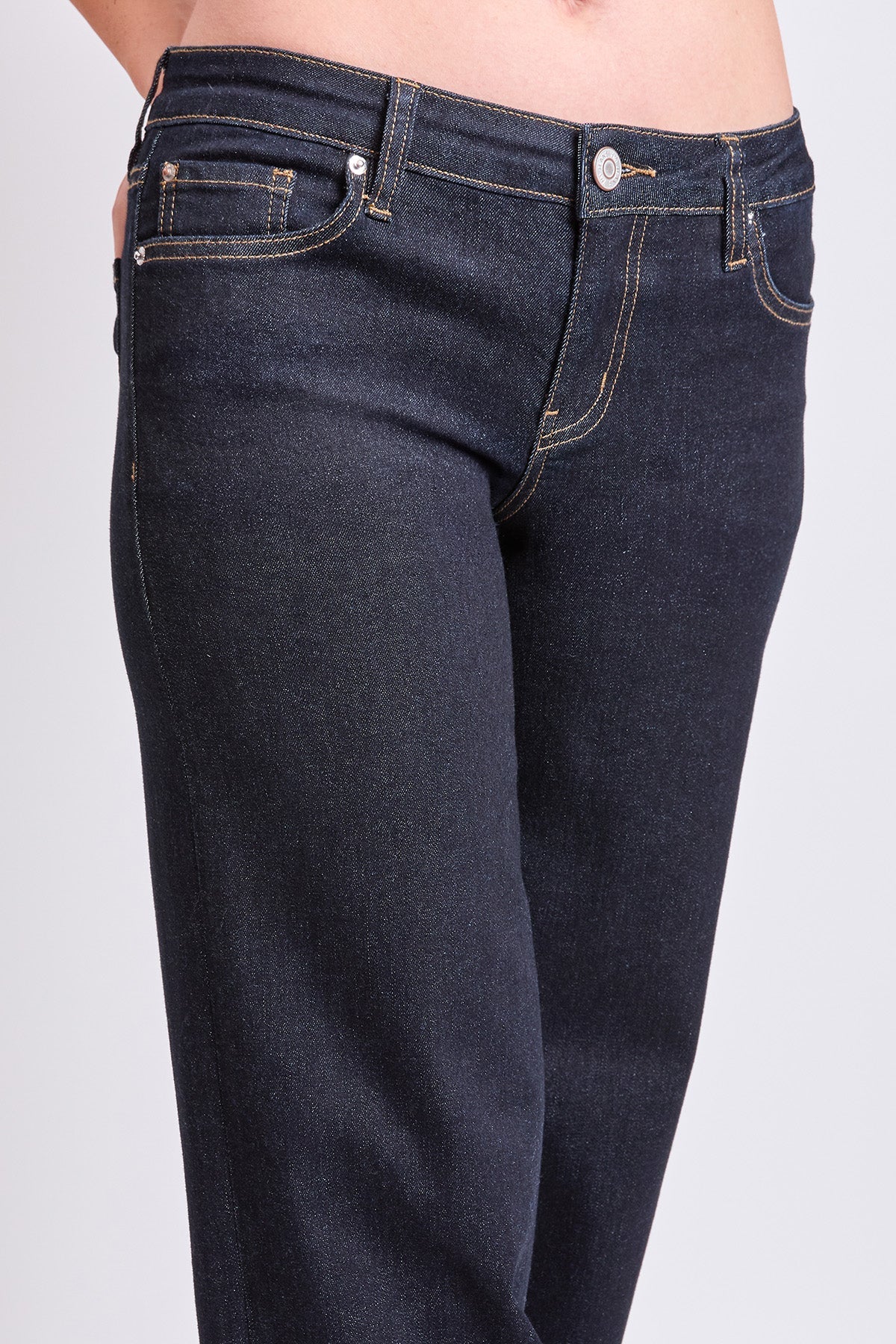 Women's Britney Low Rise Wide Leg Cuff Jeans YMI JEANS