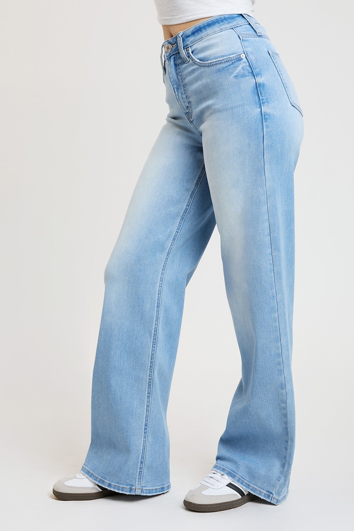 Women's Super Soft High Rise Wide Leg Jeans YMI JEANS