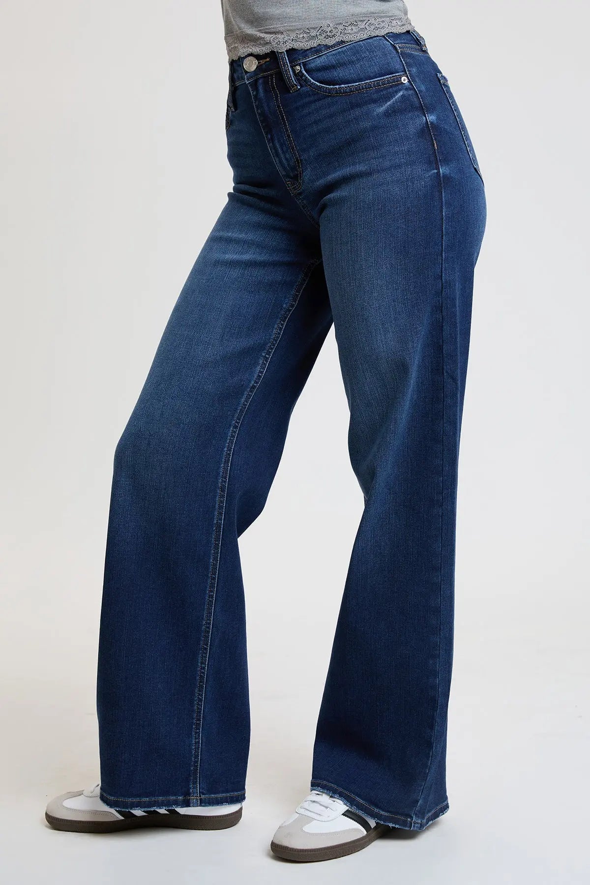 Women's Super Soft High Rise Wide Leg Jeans YMI JEANS