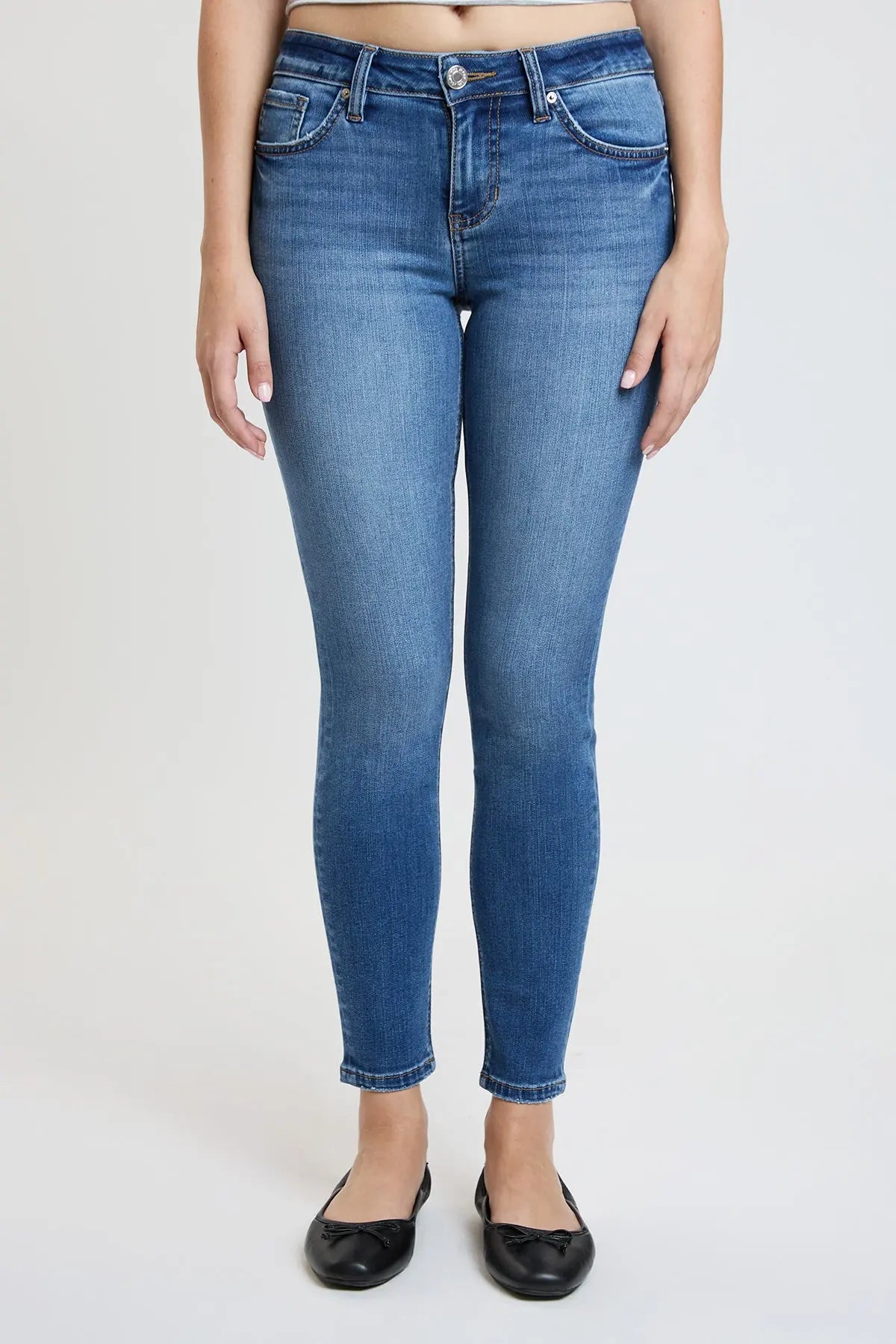 Women's Super Soft Mid Rise Skinny Jeans YMI JEANS