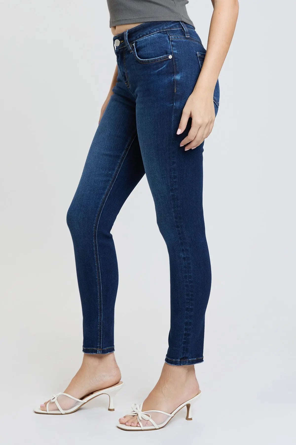 Women's Super Soft Mid Rise Skinny Jeans YMI JEANS