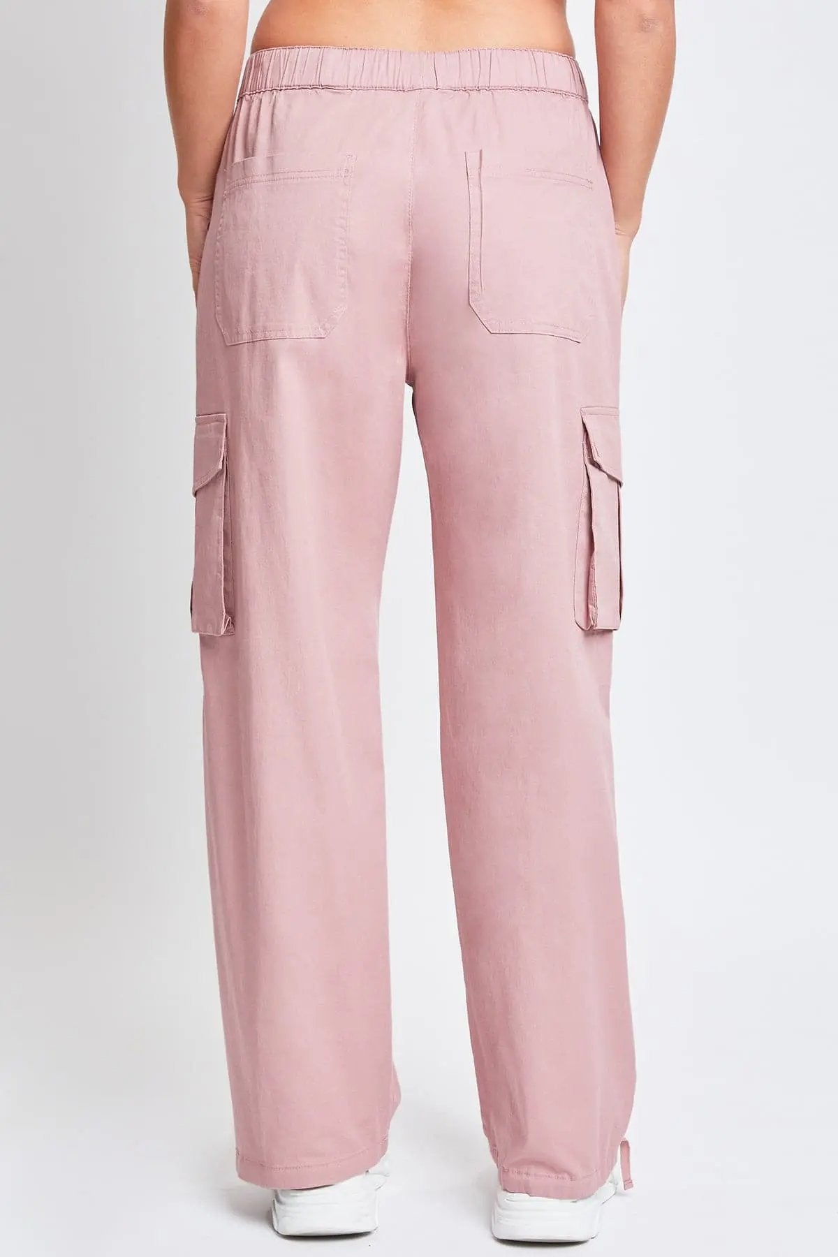 Women's Mid Rise Pull On Cargo Pants - Love Salve