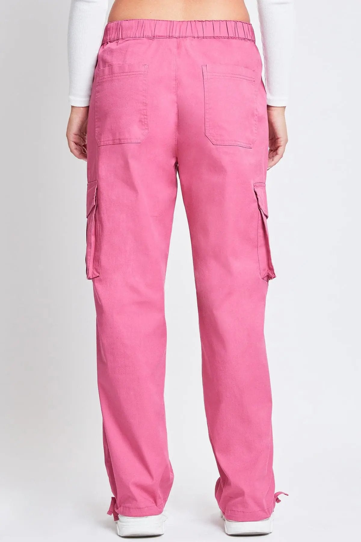 Women's Mid Rise Pull On Cargo Pants - Love Salve