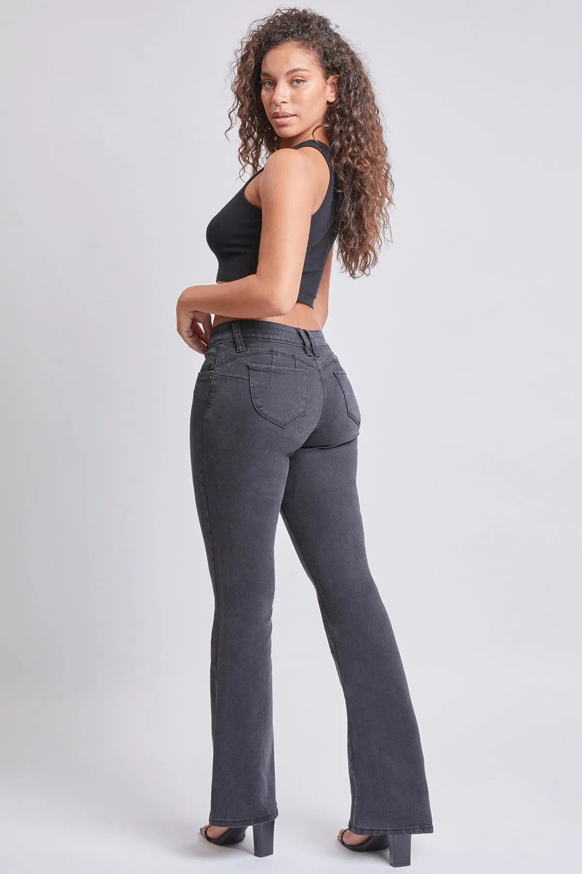 Women’s Sustainable WannaBettaButt Low Rise Flare Jeans YMI JEANS