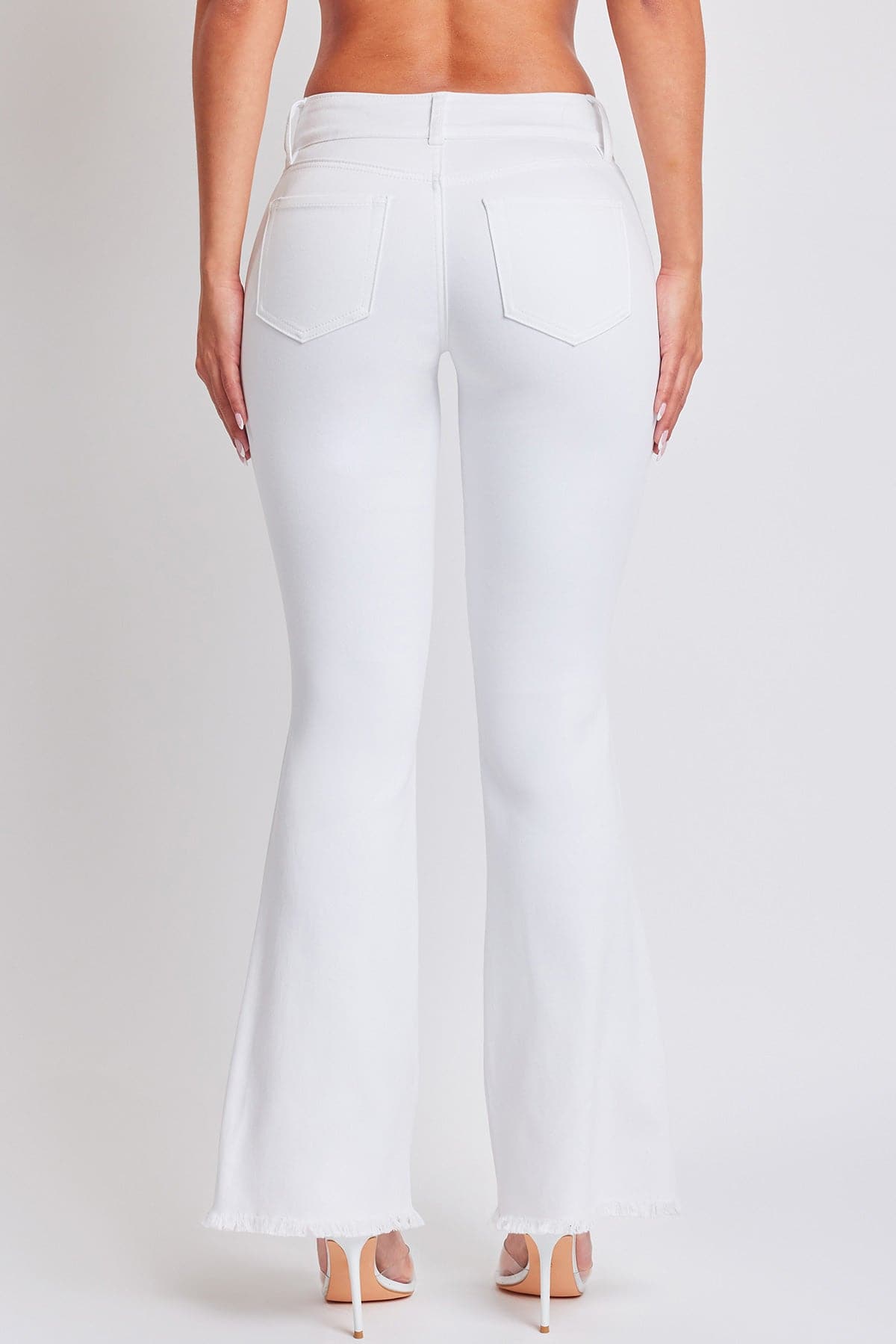 Women's Belted Flare Jeans YMI JEANS