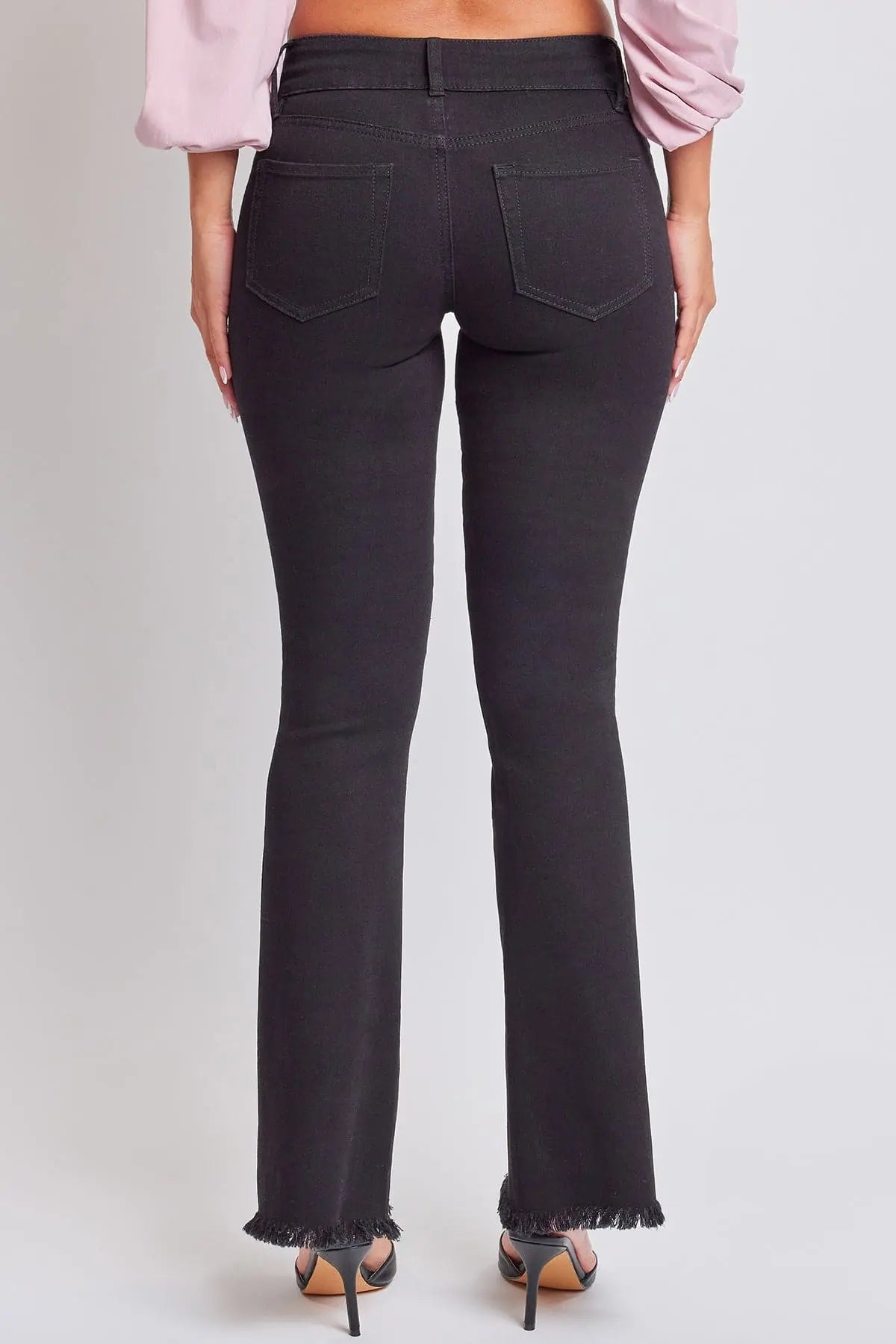 Women's Belted Flare Jeans YMI JEANS