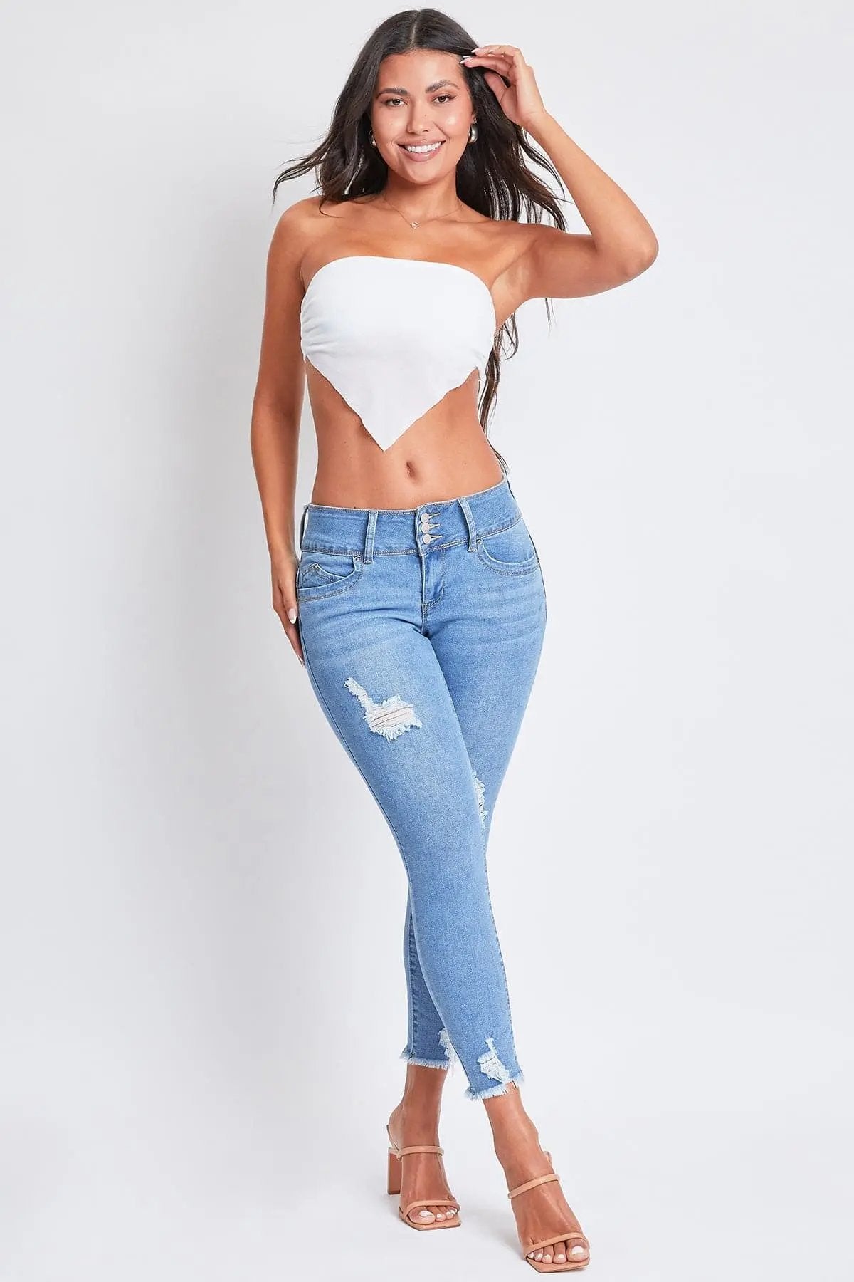 Women's Sustainable WannaBettaButt Ankle Jeans - Love Salve