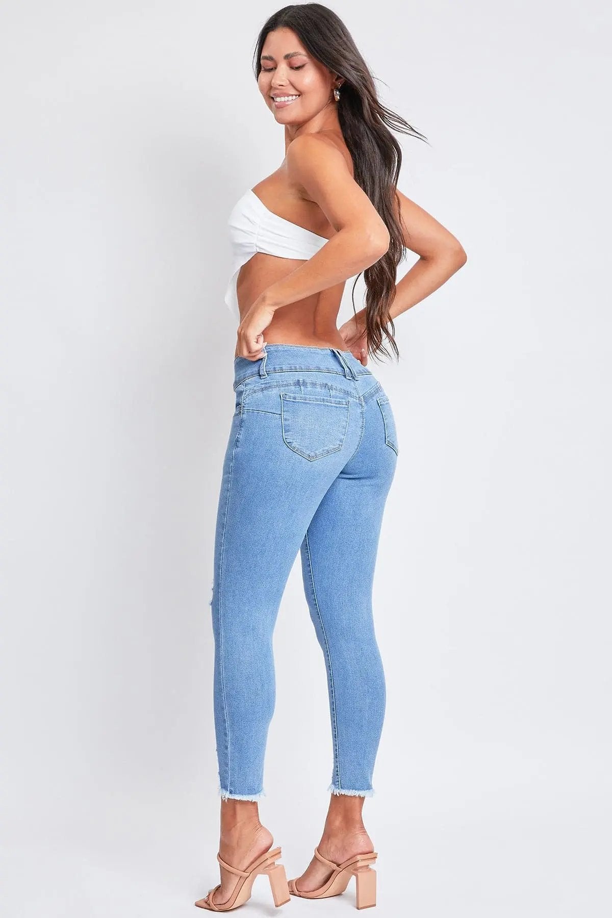 Women's Sustainable WannaBettaButt Ankle Jeans - Love Salve