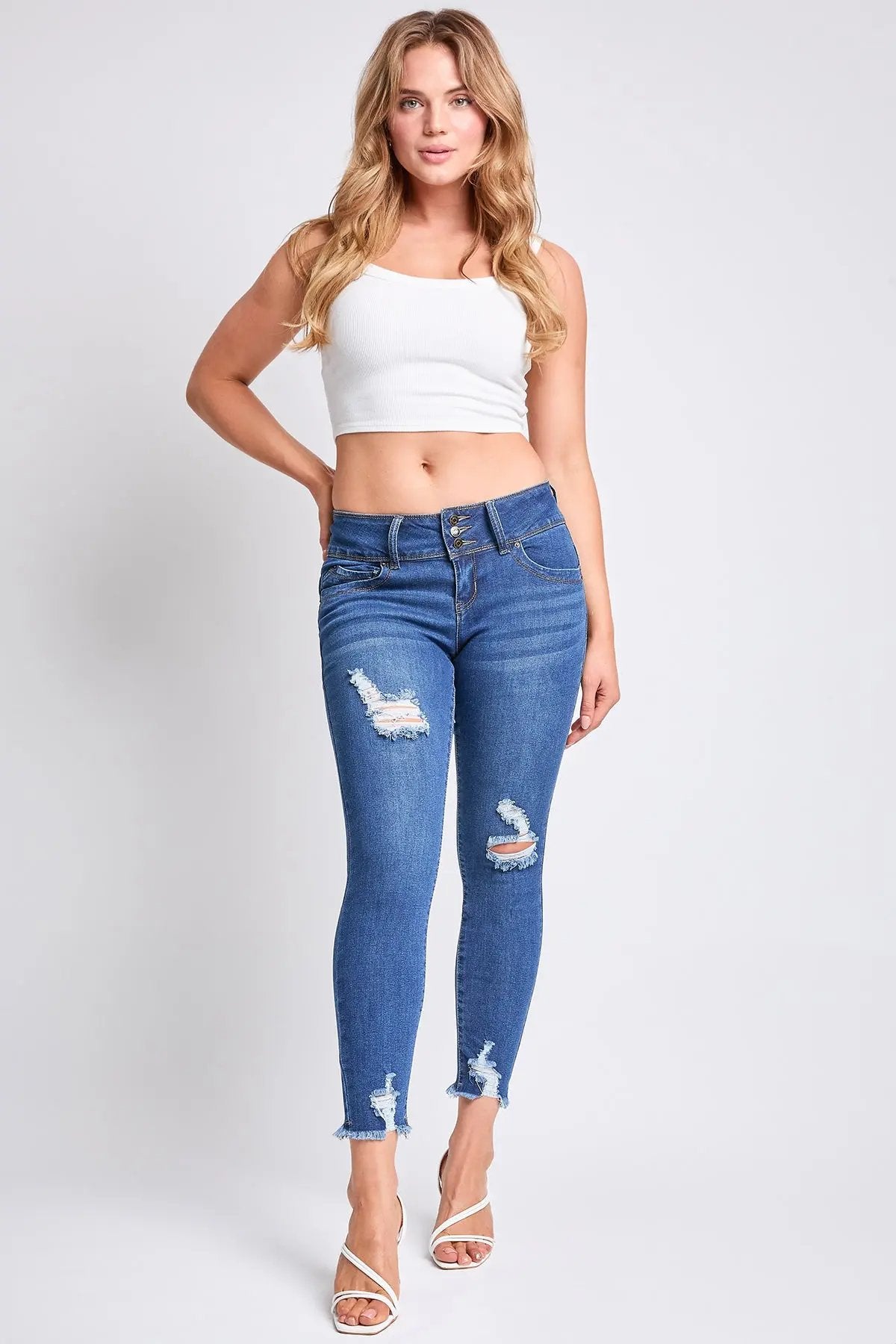 Women's Sustainable WannaBettaButt Ankle Jeans - Love Salve