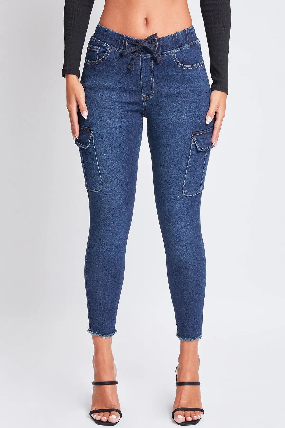 Women's Skinny Cargo Jeans - Love Salve
