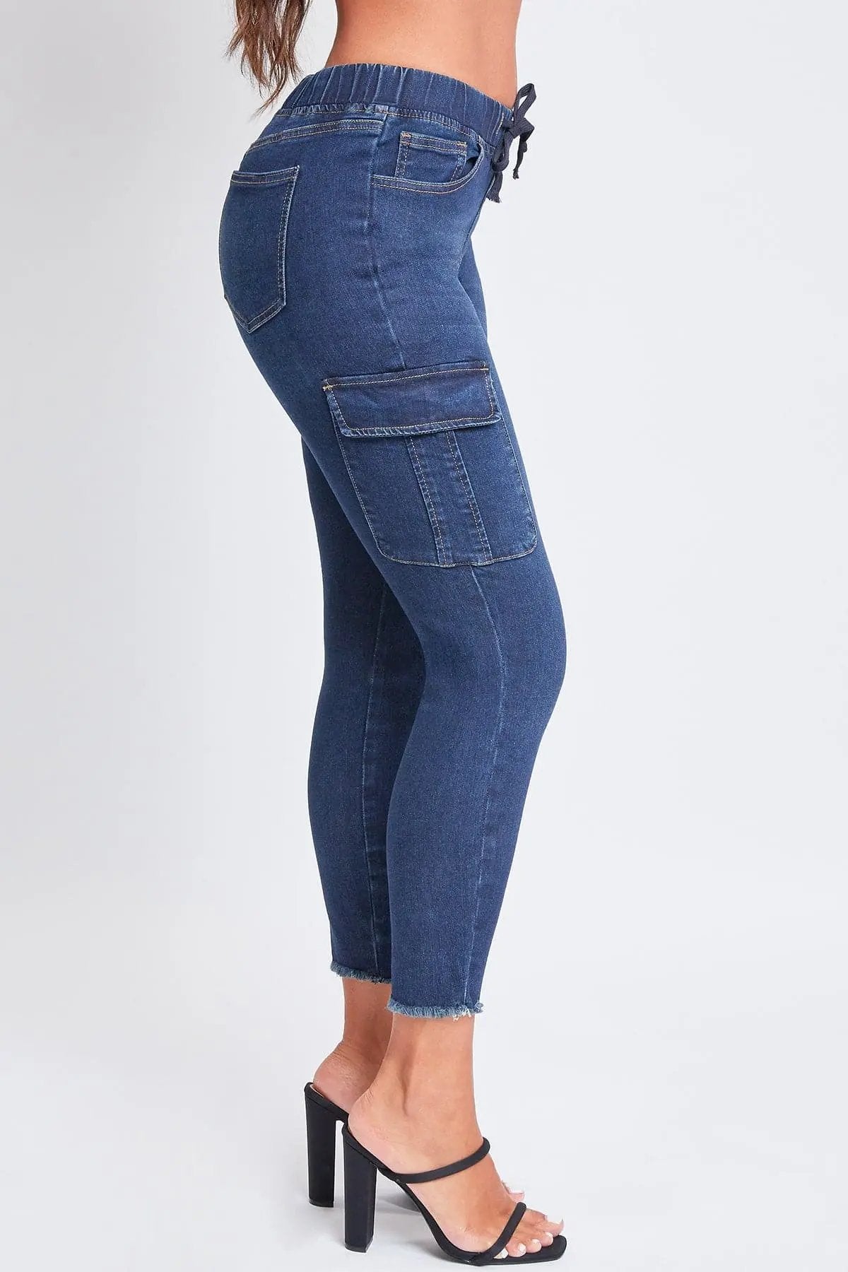 Women's Skinny Cargo Jeans - Love Salve