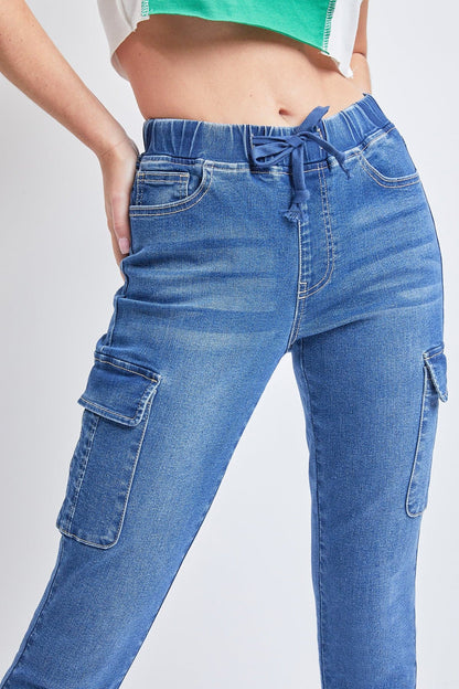 Women's Skinny Cargo Jeans - Love Salve 