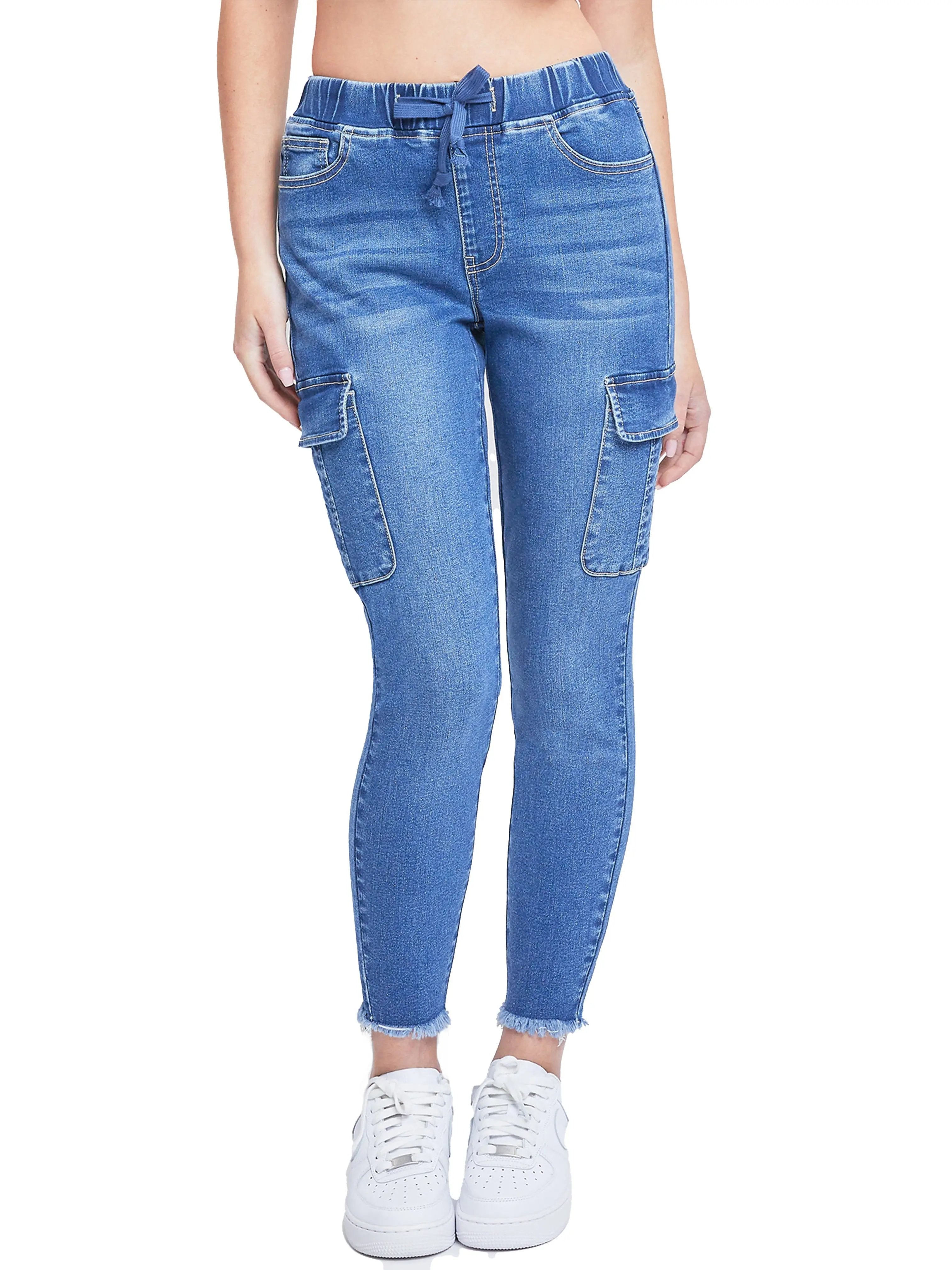 Women's Skinny Cargo Jeans - Love Salve