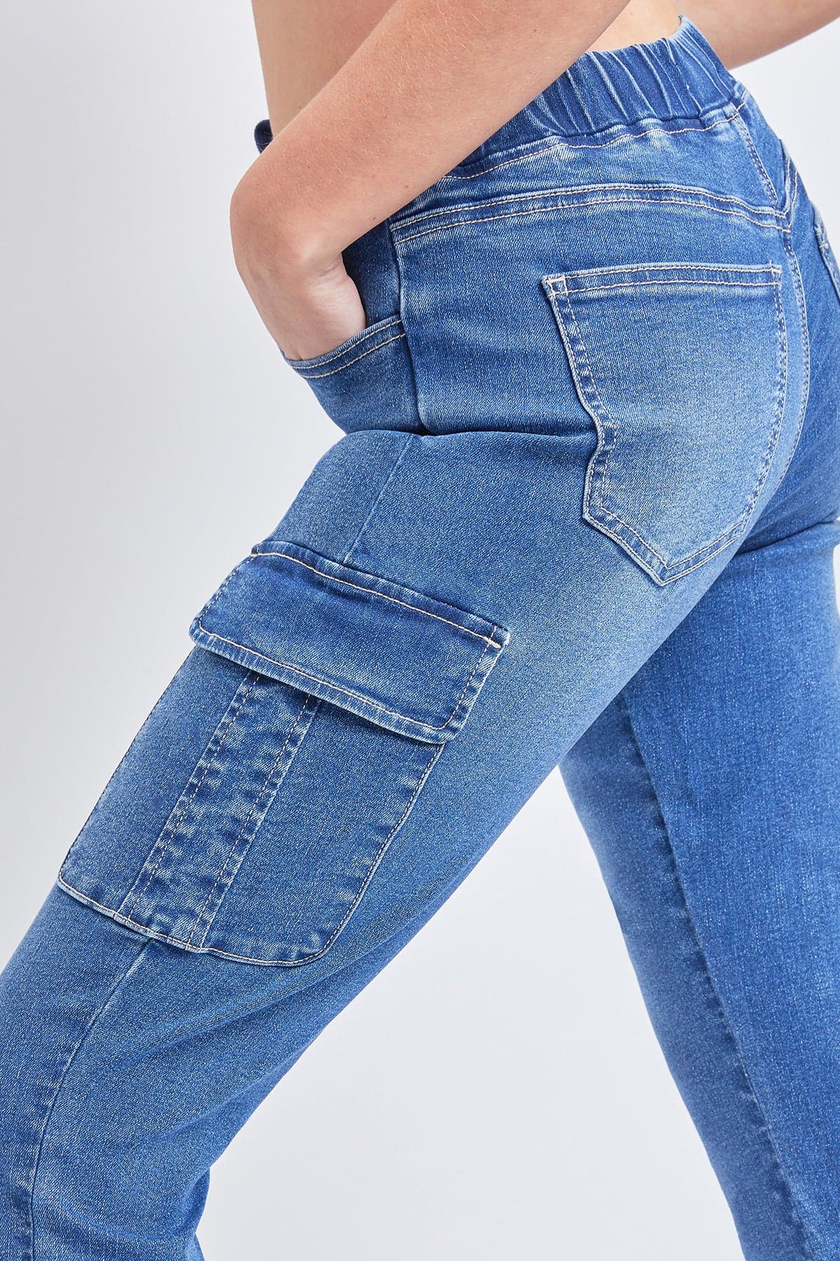 Women's Skinny Cargo Jeans - Love Salve