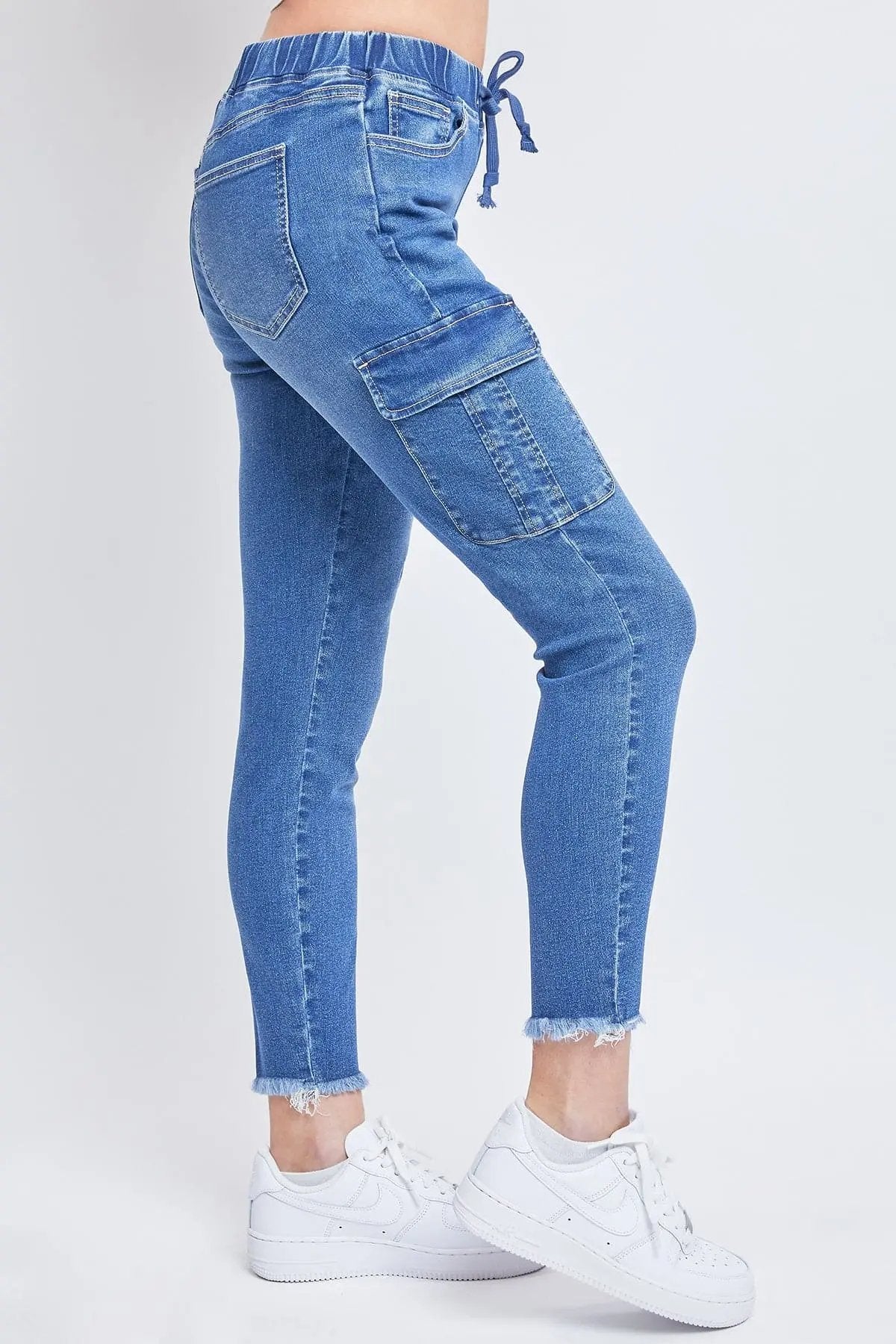 Women's Skinny Cargo Jeans - Love Salve