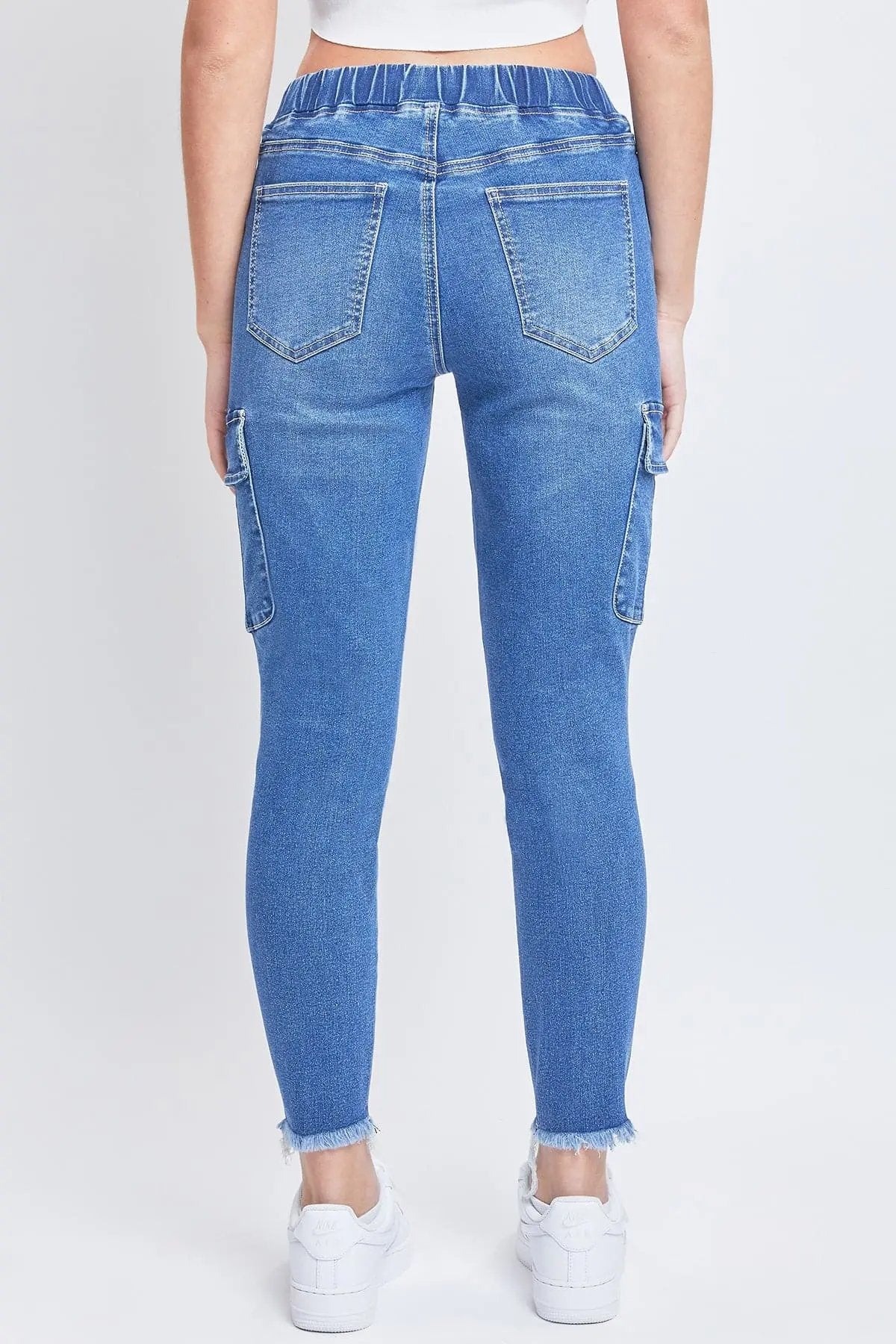 Women's Skinny Cargo Jeans - Love Salve
