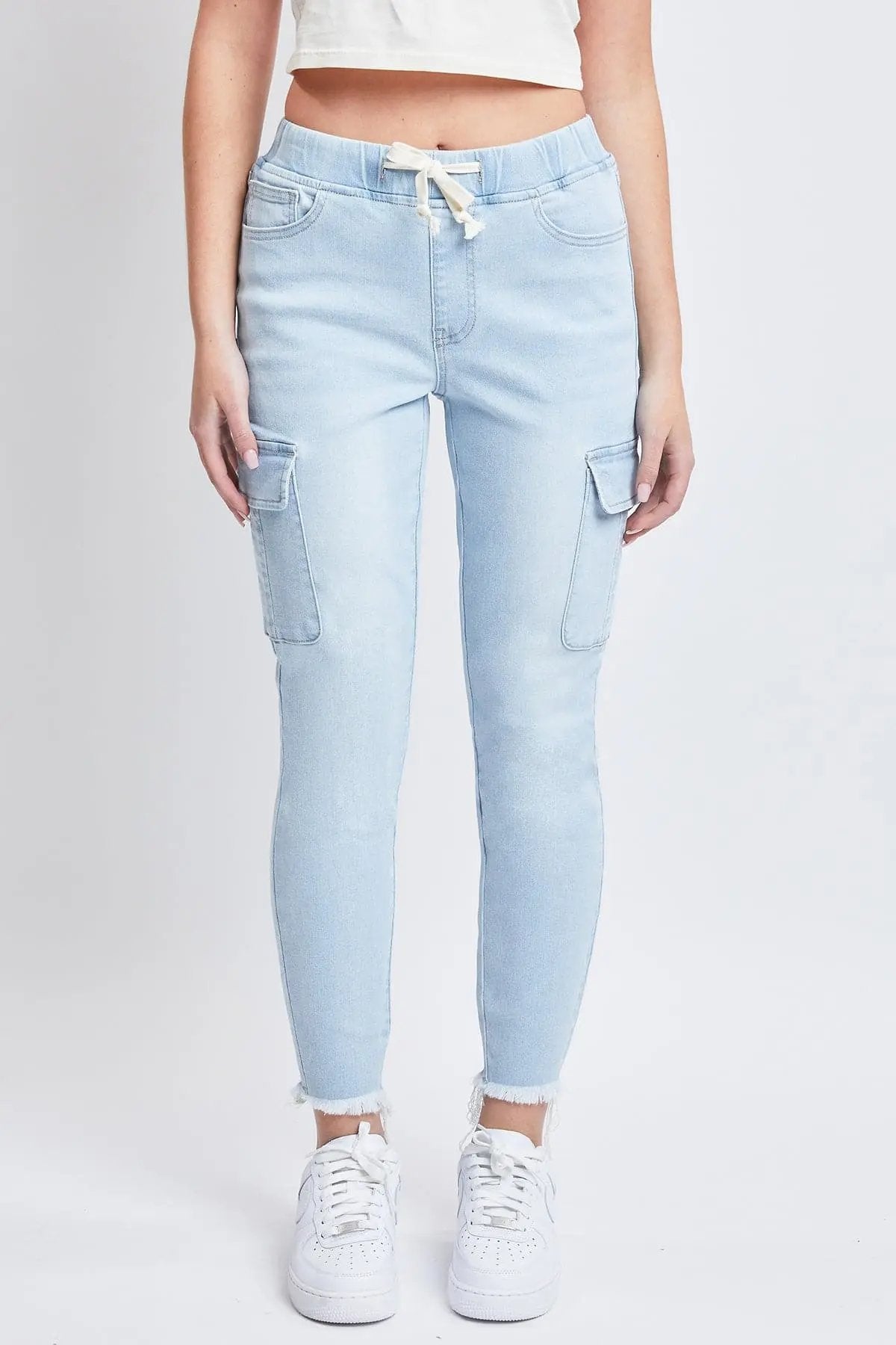 Women's Skinny Cargo Jeans - Love Salve