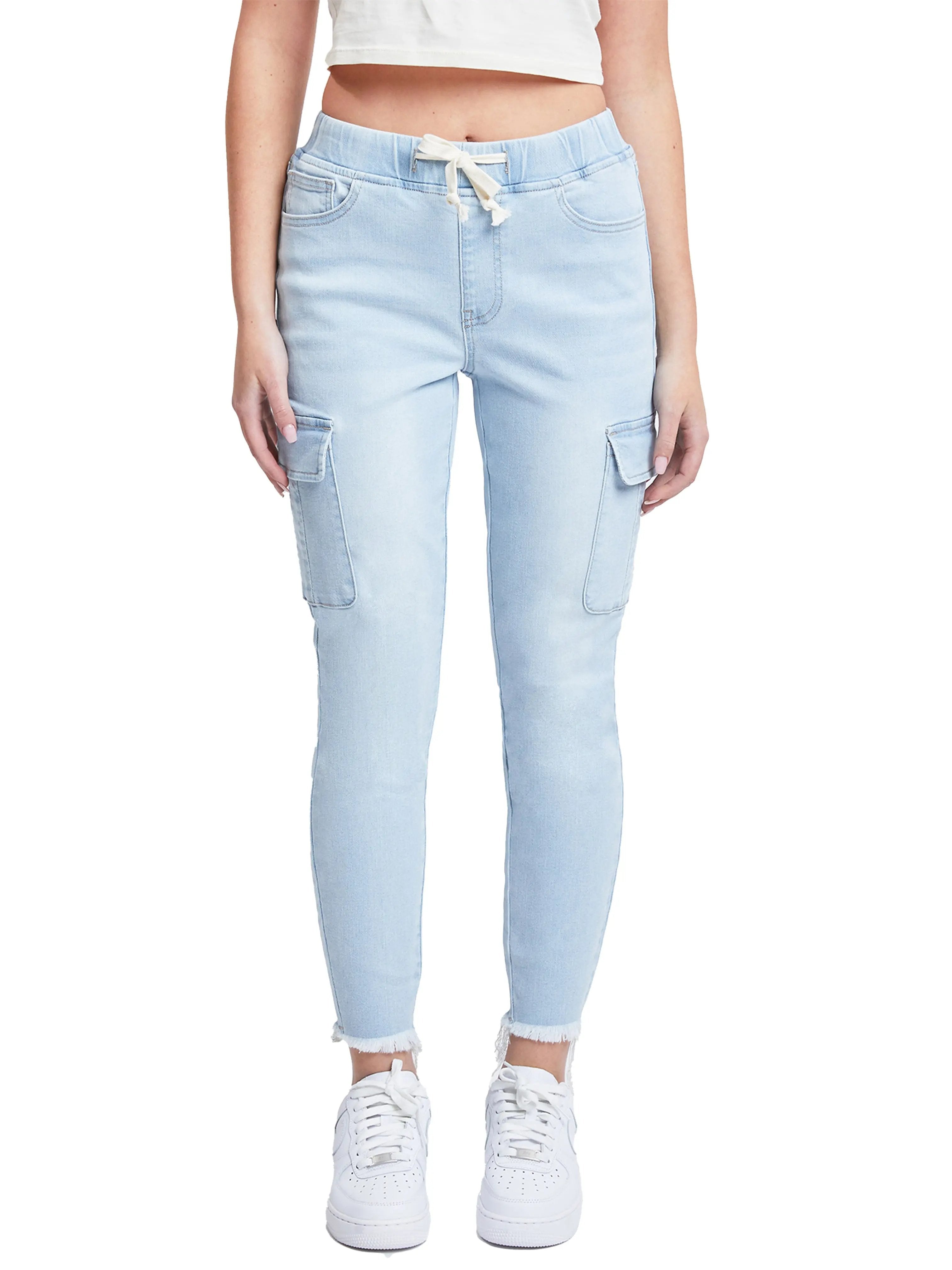 Women's Skinny Cargo Jeans - Love Salve
