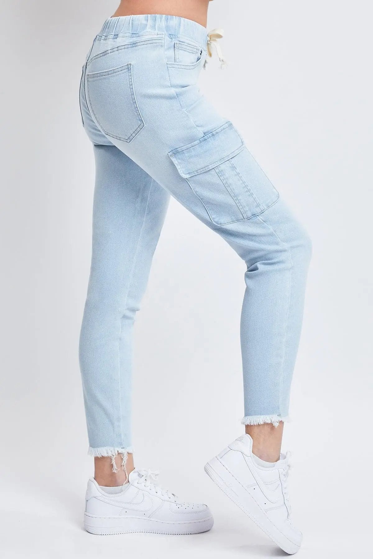 Women's Skinny Cargo Jeans - Love Salve