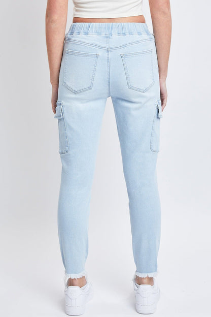 Women's Skinny Cargo Jeans - Love Salve 