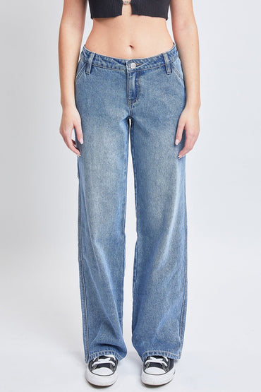 YMI Jeans: Mid-Rise Straight Leg Jeans