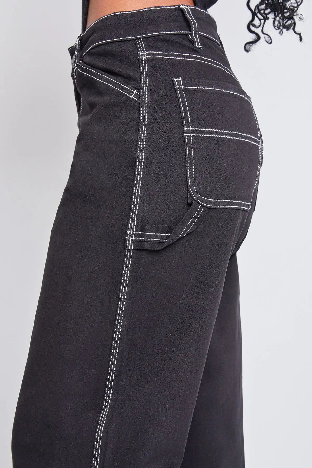 Women's High Rise Carpenter Straight  Pants YMI JEANS