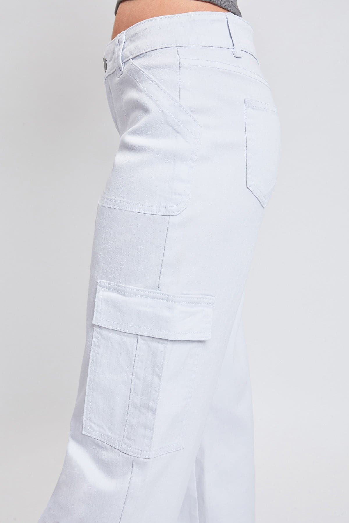 Women's Cargo Jeans with Bungee Hem YMI JEANS